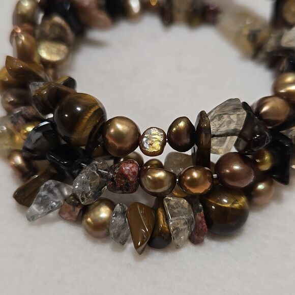 Pearl And Quartz Bracelet - Picture 3 of 5